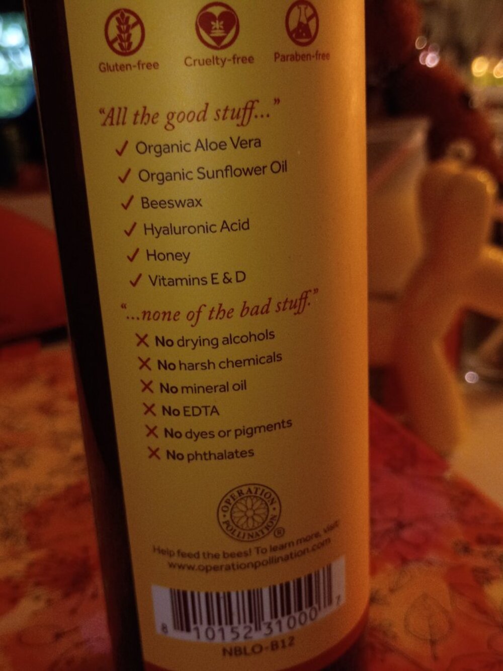 12oz Orange Blossom Honey Hand and Body Lotion The Naked Bee - Picture 2 of 5
